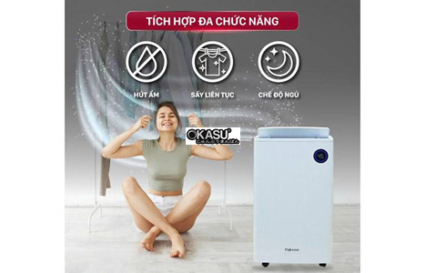 may hut am fujihome dh25w-hepa-new (25lit/ngay) ket noi wifi, mang hepa hinh 5