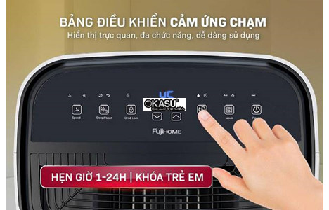 may hut am fujihome dh25w-hepa (25lit/ngay) ket noi wifi, mang hepa hinh 8
