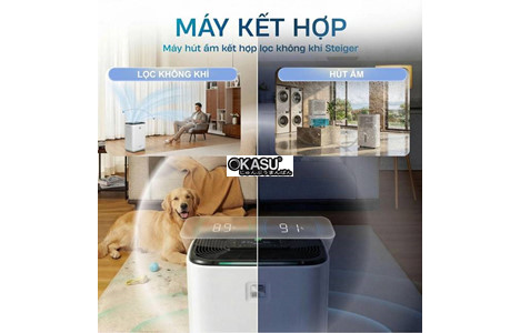 may hut am loc khong khi steiger stg-835dw/pro 35 lit/ngay, tich hop wifi hinh 2