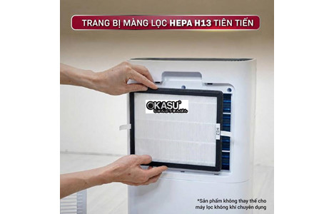 may hut am fujihome dh25w-hepa (25lit/ngay) ket noi wifi, mang hepa hinh 3