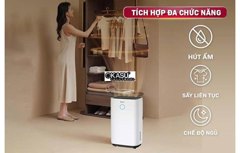 may hut am fujihome dh25w-hepa (25lit/ngay) ket noi wifi, mang hepa hinh 6