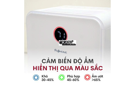 may hut am fujihome dh16w cong suat 16 lit/ngay, ket noi wifi hinh 5