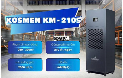 may hut am cong nghiep kosmen km-210s cong suat 210 lit/ngay hinh 2