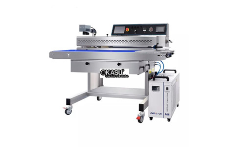 may han mieng tui lien tuc hualian frj-1120wh (co chuc nang hut khi & bom khi) tich hop may khac laser uv/co2 hinh 2