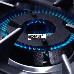 bep au 4 bep co lo nuong tecnoinox pf105gg7, pf70gg7 hinh 1
