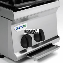 bep au 4 bep co lo nuong tecnoinox pf105gg7, pf70gg7 hinh 0