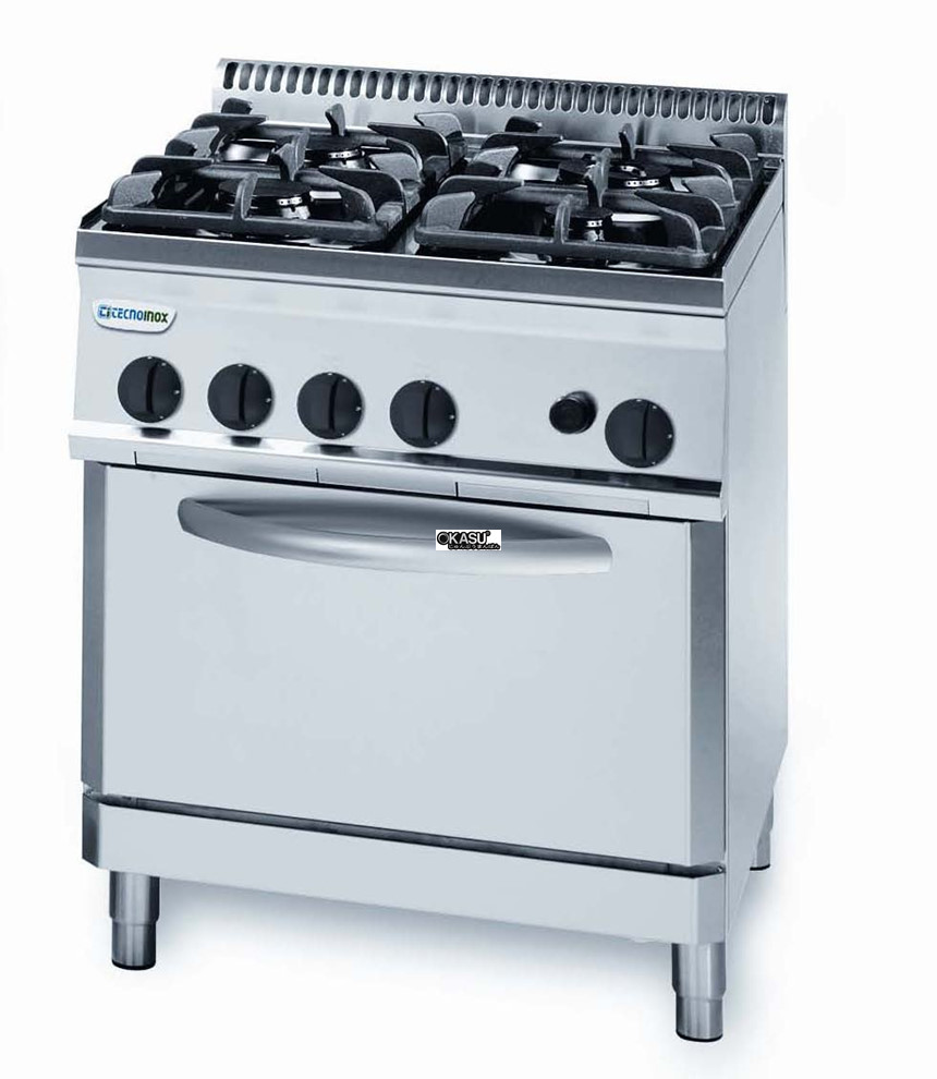 bep au 4 bep co lo nuong tecnoinox pf105gg7, pf70gg7 hinh 2