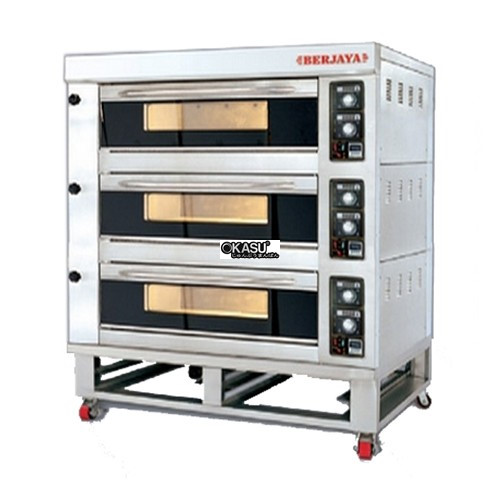 lo nuong 3 tang 6 khay dung dien berjaya bjy-3b6p-e hinh 0