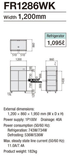 tu mat 4 canh fujimak fr1286wk hinh 0