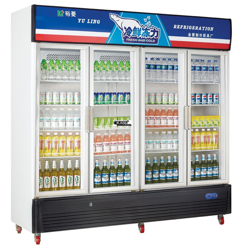 tu mat trung bay 4 canh kinh okasu oks-g1580lf4 hinh 0