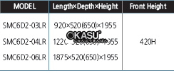 tu mat trung bay do uong opo cmc6d2-06lr hinh 0