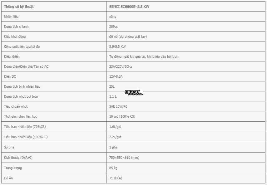 may phat dien senci sc6000e – 5.5kw hinh 0