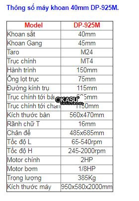 may khoan 40mm dp-925m hinh 0