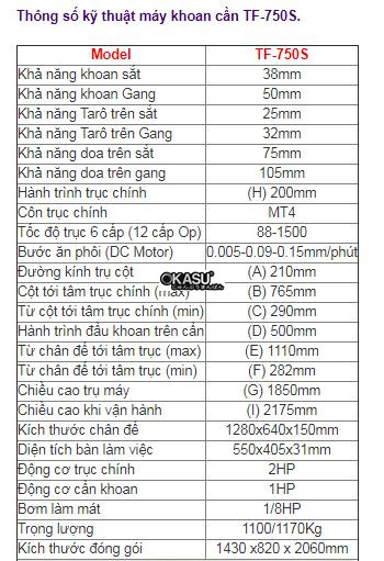 may khoan can 2hp 38mm tf-750s hinh 0