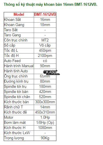 may khoan ban 16mm bmt-1612vb hinh 0