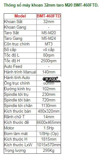may khoan 32mm taro m20 bmt-460ftd hinh 0