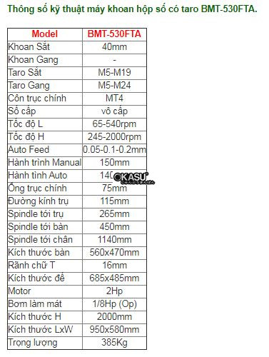 may khoan hop so co taro bmt-530fta hinh 0