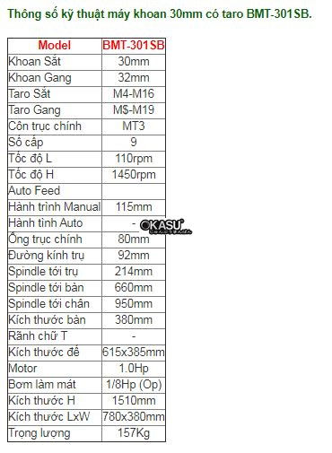 may khoan 30mm co taro bmt-301sb hinh 0