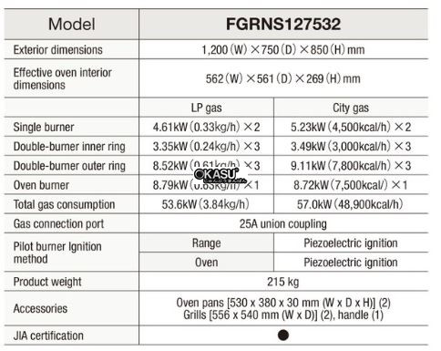 bep tu lien lo fujimark fgrns127532 hinh 0