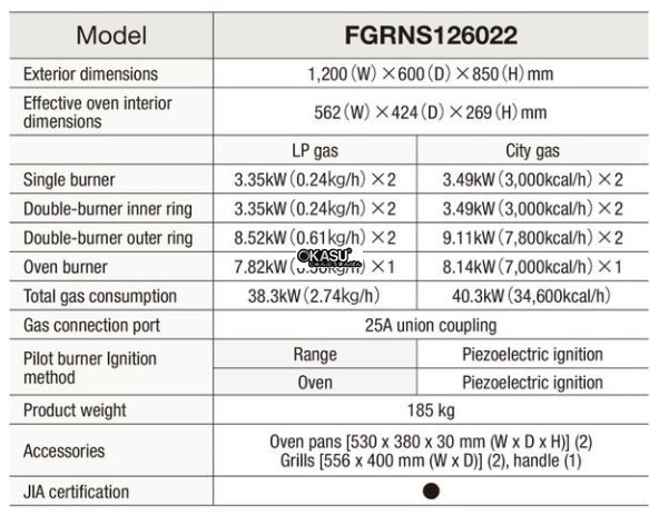 bep tu lien lo fujimark fgrns126022 hinh 0