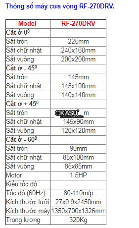 may cua kim loai kieu chau au rf270drv hinh 0