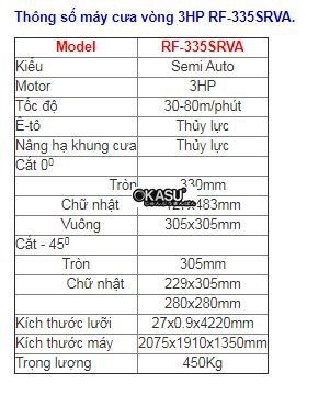 may cua thep inox ban tu dong rf-335srva hinh 0