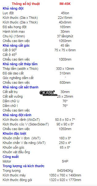 may cat dot da nang iw-45k hinh 0