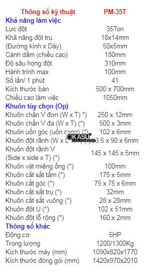 may dot lo dai loan pm-35t hinh 0