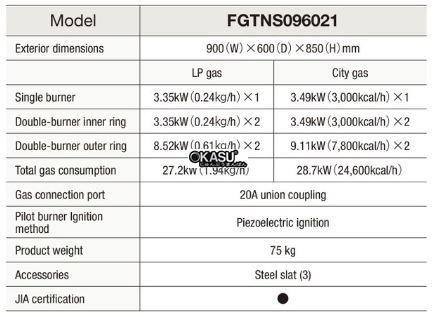 bep gas fujimark fgtns096021 hinh 0