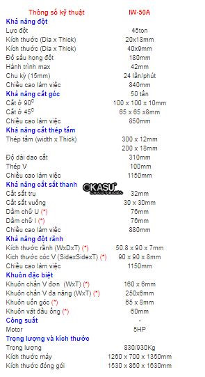 may cat dot 50 tan iw-50a hinh 0