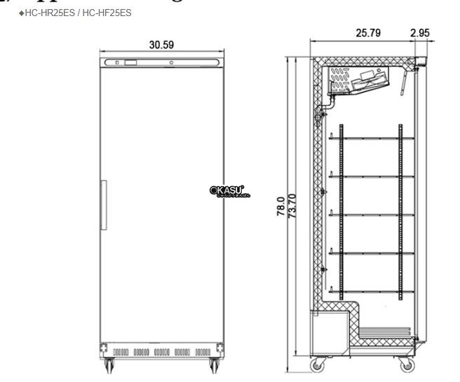 tu mat firscool hc-hr25es hinh 1