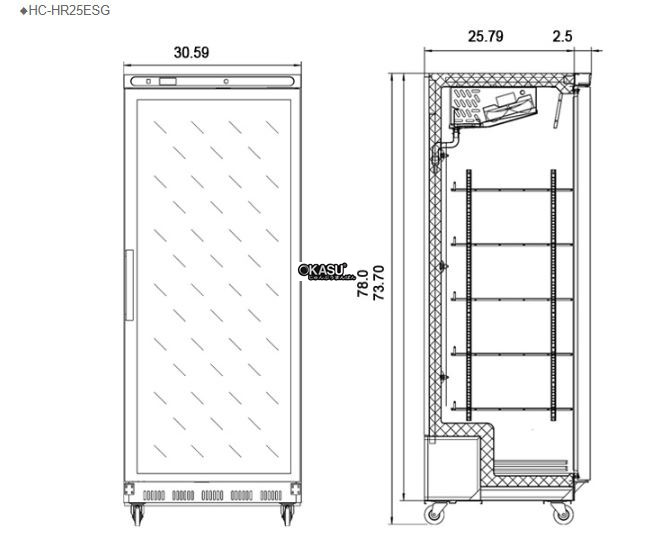 tu mat firscool hc-hr25esg hinh 1