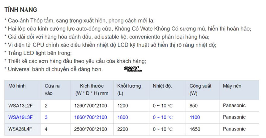 tu mat 2 canh trung bay sieu thi okasu wsa13l2f hinh 0