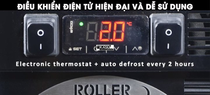 tu trung bay lanh roller grill cd 1200 hinh 2