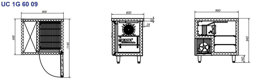 ban mat inox 1 cua turbocool 140 lit uc 1g 60 09 hinh 0