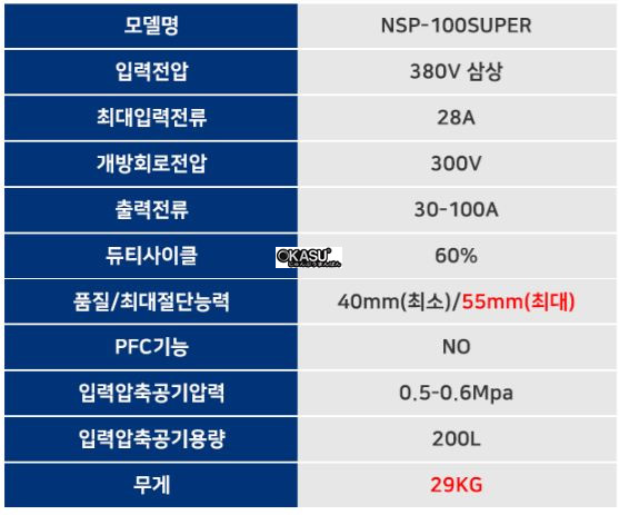 may cat plasma nsp-100super hinh 0