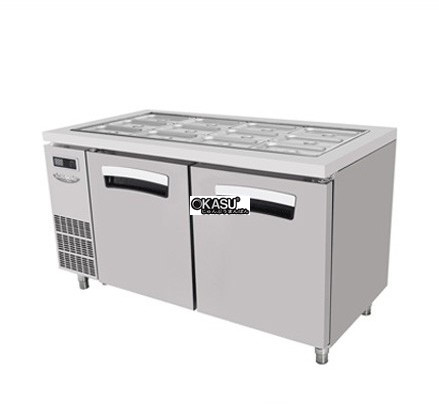 ban mat salad 2 canh lassele lsrt-2b-1500 1m5 hinh 0