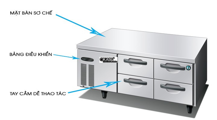ban mat 4 ngan keo hoshizaki 176 lit rtl-148ma-sd hinh 1