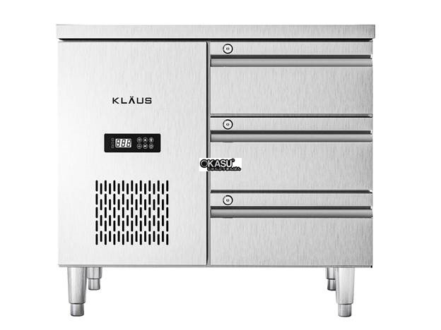 ban mat inox 3 ngan keo klaus kdc-1.1-1w hinh 0
