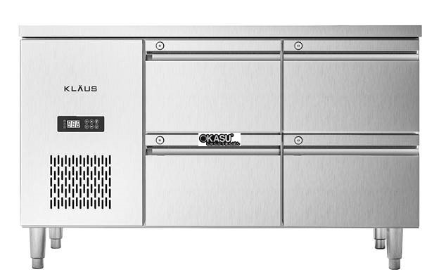 ban mat inox 4 ngan keo klaus kdc-1.1-2n hinh 0