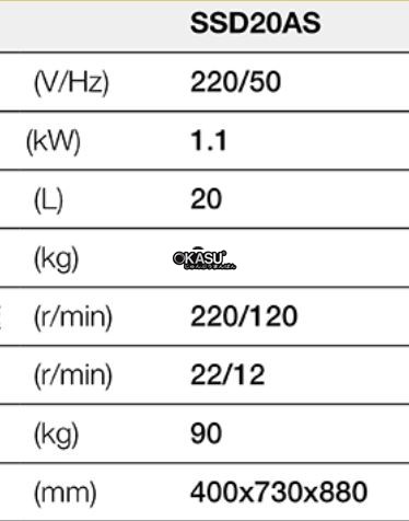 may tron bot okasu ssd20as hinh 0