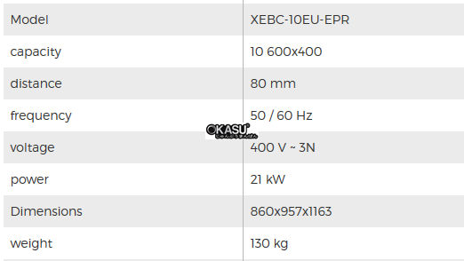 lo nuong cong nghiep unox xebc-10eu-epr  hinh 0