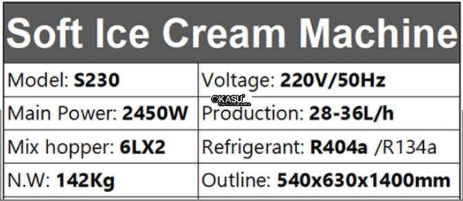 may lam kem tuoi okasu s230 hinh 0