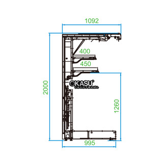  tu trung bay sieu thi carrier n / amf-d2520nd hinh 0