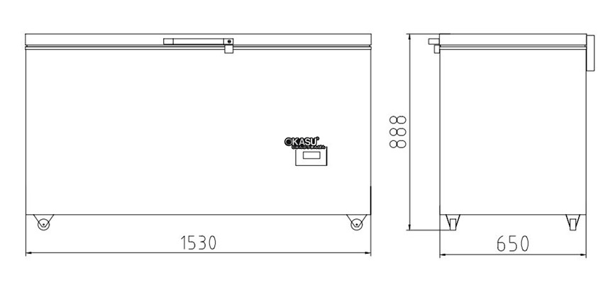 tu lanh am sau kolner cdl-60w320 (320lit) hinh 0