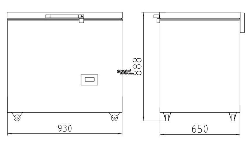 tu lanh am sau kolner cdl-60w150 (150lit) hinh 0