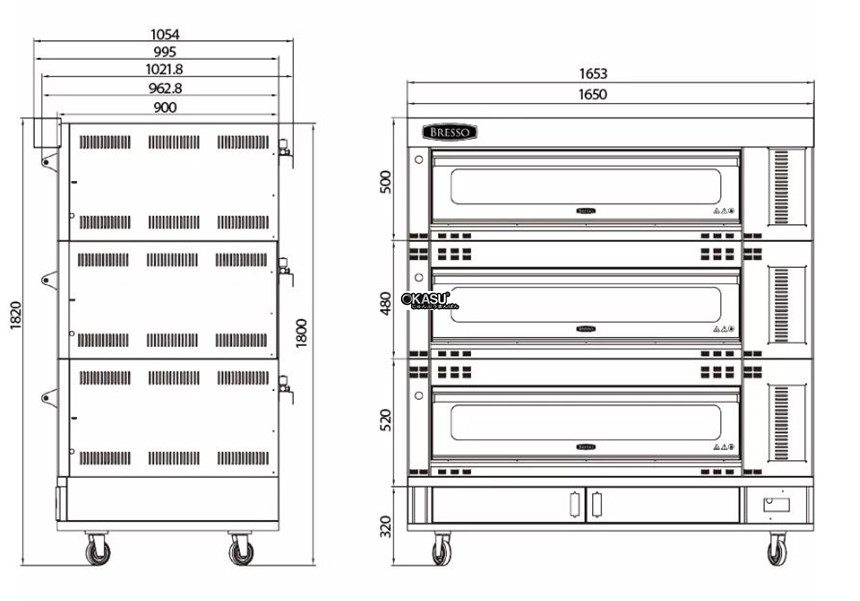 lo nuong banh kieu han quoc bresso hbwo-3003 hinh 1