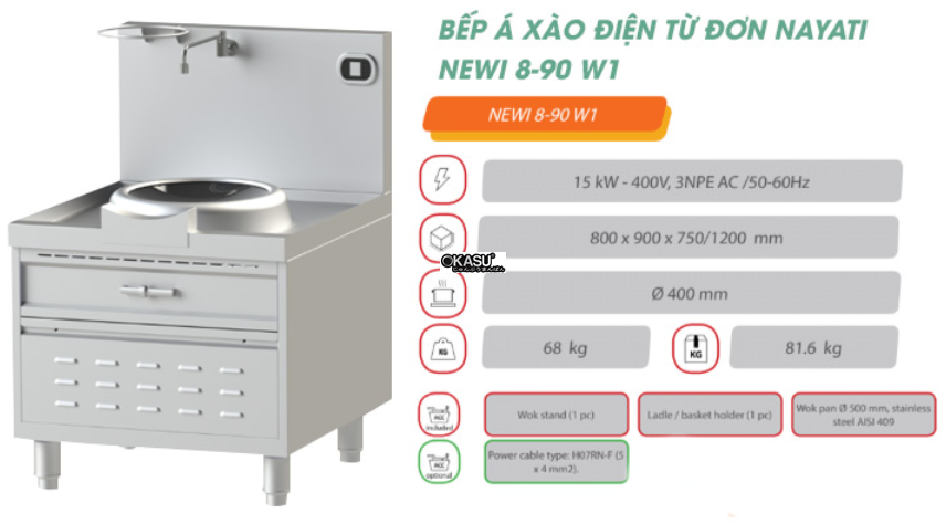 bep a xao dien tu don nayati newi 8-90 w1 hinh 0