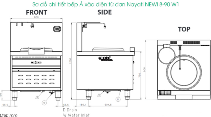 bep a xao dien tu don nayati newi 8-90 w1 hinh 1