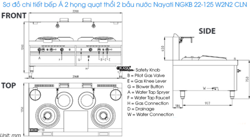 bep a 2 hong co quat thoi 2 bau nuoc nayati ngkb 22-125 w2n2 cln hinh 0